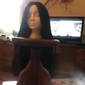 Long Black Wig Lacefront